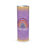 Back To School Skinny Tumbler Third Grade Teacher Back To School Gift - Scotstee Shop