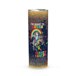 Back To School Skinny Tumbler Unicorn Back To School Ready To Crush Kindergarten Dinosaur Gift back to school tumbler back to school gift - Scotstee Shop