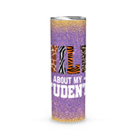 Back To School Skinny Tumbler Wild About My Students Shirt Animals Teacher Gift Back To School Gift - Scotstee Shop