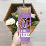 Back To School Skinny Tumbler Wild About My Students Shirt Animals Teacher Gift Back To School Gift - Scotstee Shop