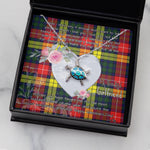 Sea Turtle Necklace Gift for My Beautiful Girlfriend Valentines Necklace Clan Masterton Bcn Tartan Blue Turtle Necklace