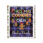 Products Personalized Gift Tartan Plaid Blanket Clan Dunlop Modern With Christmas Cookie Baking Crew Christmas Gift Blanket, Plaid Blanket, Christmas Fleece Blanket, Christmas Blanket, Tartan Blanket, Scottish Blanket, Scotland Blanket, Family Name Blanket, Custom Blanket, Personalized Blanket