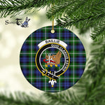 Baillie Scottish Clan Plaid Ornament Gift. Christmas Tree Ornament Baillie Clan Tartan Ornament Great Christmas Ornaments Gift - Scotstee Shop