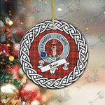 Bain Clan Tartan Crest Badge Plaid Ornament Gift. Christmas Tree Ornament Bain Clan Tartan Ornament Great Christmas Ornaments Gift - Scotstee Shop