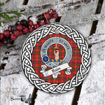 Bain Clan Tartan Crest Badge Plaid Ornament Gift. Christmas Tree Ornament Bain Clan Tartan Ornament Great Christmas Ornaments Gift - Scotstee Shop
