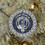 Baird Celtic Circle Plaid Ornament Gift. Christmas Tree Ornament Baird Clan Tartan Ornament Great Christmas Ornaments Gift - Scotstee Shop