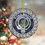 Baird Clan Tartan Crest Badge Plaid Ornament Gift. Christmas Tree Ornament Baird Clan Tartan Ornament Great Christmas Ornaments Gift - Scotstee Shop