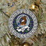 Baird Scottish Clan Tartan Crest Badge Plaid Ornament Gift. Christmas Tree Ornament Baird Clan Tartan Ornament,  ceramic ornament, personalized christmas ornaments, christmas tree ornaments, christmas door decorations, Plaid Ornament, Tartan Ceramic Ornament