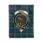 Baird Tartan Blanket Plaid Blanket Baird Ancient Clan Crest Badge Tartan Blanket - Scotstee Shop
