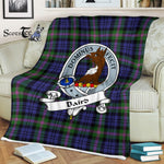 Baird Tartan Blanket Plaid Blanket Baird Modern Clan Badge Tartan Blanket - Scotstee Shop