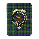 Scotstee Shop Tartan Plaid Blanket Baird Modern Clan Crest Badge Scottish Tartan Plaid Sherpa Blanket