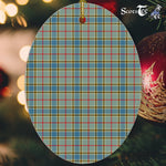 Balfour Tartan Oval Ornaments, Christmas Tree Ornament, Plaid Christmas Ornaments, Ceramic Oval Christmas Tree Decoration, Tartan Oval Ornaments, Christmas Tree Ornament, Plaid Christmas Ornaments, Ceramic Oval Christmas Tree Decoration