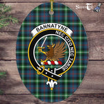 Bannatyne Scottish Clan Plaid Ornament Gift. Christmas Tree Ornament Bannatyne Clan Tartan Ornament,  ceramic ornament, personalized christmas ornaments, christmas tree ornaments, christmas door decorations, Plaid Ornament, Tartan Ceramic Ornament