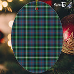 Bannatyne Tartan Oval Ornaments, Christmas Tree Ornament, Plaid Christmas Ornaments, Ceramic Oval Christmas Tree Decoration, Tartan Oval Ornaments, Christmas Tree Ornament, Plaid Christmas Ornaments, Ceramic Oval Christmas Tree Decoration