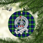 Bannerman Scottish Clan Badge Plaid Ornament Gift. Christmas Tree Ornament Bannerman Clan Tartan Ornament Great Christmas Ornaments Gift - Scotstee Shop