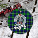 Bannerman Scottish Clan Badge Plaid Ornament Gift. Christmas Tree Ornament Bannerman Clan Tartan Ornament Great Christmas Ornaments Gift - Scotstee Shop