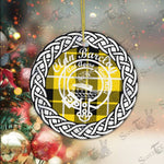 Barclay Clan Tartan Crest Badge Plaid Ornament Gift. Christmas Tree Ornament Barclay Clan Tartan Ornament Great Christmas Ornaments Gift - Scotstee Shop