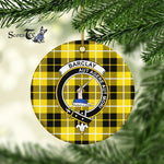 Barclay Scottish Clan Plaid Ornament Gift. Christmas Tree Ornament Barclay Clan Tartan Ornament Great Christmas Ornaments Gift - Scotstee Shop