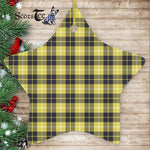 Barclay Tartan Ornament Star Ornament, Christmas Star Decorations, ceramic ornament, Plaid Star Ceramic Ornament, Christmas Ornament Decorations Gift