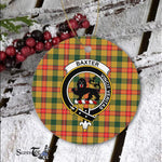 Baxter Scottish Clan Plaid Ornament Gift. Christmas Tree Ornament Baxter Clan Tartan Ornament Great Christmas Ornaments Gift - Scotstee Shop
