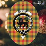 Baxter Scottish Clan Plaid Ornament Gift. Christmas Tree Ornament Baxter Clan Tartan Ornament,  ceramic ornament, personalized christmas ornaments, christmas tree ornaments, christmas door decorations, Plaid Ornament, Tartan Ceramic Ornament