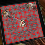 To My Beautiful Soulmate Necklace In Your Eyes I Have Found My Home Clan Moubray Tartan Wishbone Dancing Necklace