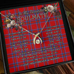 To My Beautiful Soulmate Necklace In Your Eyes I Have Found My Home Clan Rait Tartan Wishbone Dancing Necklace