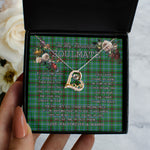To My Beautiful Soulmate Necklace In Your Eyes I Have Found My Home Clan Duncan of Sketraw Tartan Forever Love Necklace