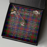 To My Beautiful Soulmate Necklace In Your Eyes I Have Found My Home Clan Tennant Tartan Crown Pendant Necklace