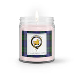 Soy Wax Candle - Buffalo Plaid Candle Clan Crest Badge Campbell Tartan Plaid Soy Wax Candle, oil candle, candle handmade, wax candle, soy wax, nature wax, natural soy wax, natural soy candles, natural candle