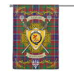 House Flag - Adam Ancient Irish Shield Celtic Cross Tartan Garden Flag St Patrick's Day Garden Flag