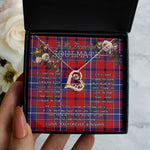 To My Beautiful Soulmate Necklace In Your Eyes I Have Found My Home Clan Wishart Tartan Forever Love Necklace