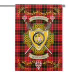 House Flag - Aikenhead Irish Shield Celtic Cross Tartan Garden Flag St Patrick's Day Garden Flag