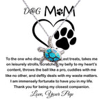 Opal Turtle Necklace - Mom Necklace - To My Dog Mom - Love You Always And Forever - Mother's Day Gift