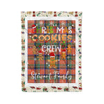 Personalized Gift Tartan Plaid Blanket Clan Stewart Royal Ancient With Christmas Cookie Baking Crew Christmas Gift Blanket, Plaid Blanket, Christmas Fleece Blanket, Christmas Blanket, Tartan Blanket, Scottish Blanket, Scotland Blanket, Family Name Blanket, Custom Blanket, Personalized Blanket