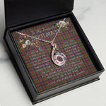 To My Beautiful Soulmate Necklace In Your Eyes I Have Found My Home Clan Graham Red Tartan Rising Phoenix Necklace