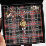 To My Beautiful Soulmate Sunflower Necklace In Your Eyes I Have Found My Home Clan Norwegian Tartan Jewelry For Girlfriend