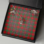 To My Beautiful Soulmate Necklace In Your Eyes I Have Found My Home Clan Chisholm Tartan Crown Pendant Necklace