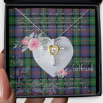 Gift For My Beautiful Girlfriend Necklace Valentine Necklace Clan Logan Ancient Tartan Cross Dancing Necklace Scottish Tartan Jewelry