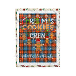 Personalized Gift Tartan Plaid Blanket Clan MacLachlan Ancient With Christmas Cookie Baking Crew Christmas Gift Blanket, Plaid Blanket, Christmas Fleece Blanket, Christmas Blanket, Tartan Blanket, Scottish Blanket, Scotland Blanket, Family Name Blanket, Custom Blanket, Personalized Blanket