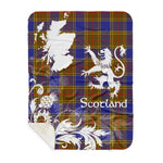 Sherpa Blanket - Tartan Blanket Thistle and Lion Scottish Clan Balfour Modern Plaid Blanket, plaid sherpa blanket queen,purple sherpa blanket,queen sherpa blanket,queen size sherpa blanket,red sherpa blanket,scottish tartan blankets,sherpa blanket,sherpa christmas blanket