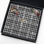 To My Beautiful Soulmate Necklace In Your Eyes I Have Found My Home Clan Scott Black White Modern Tartan Cross Dancing Necklace