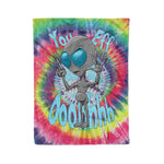 Scotstee Shop - Scotstee Shop Blanket Alien UFO Tie Dye Rainbow Hippie Fleece Blanket