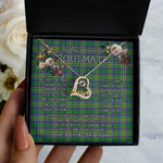 To My Beautiful Soulmate Necklace In Your Eyes I Have Found My Home Clan Hunter of Hunterston Tartan Forever Love Necklace