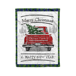 Tartan Blanket Vintage Red Truck with Christmas Tree Family Scottish Clan Dickson plaid blanket, red plaid blanket, buffalo plaid blanket, green plaid blanket, plaid fleece blanket, blue plaid blanket, red tartan blanket, tartan plaid blanket, black and white plaid blanket, , christmas plaid blanket, orange plaid blanket, tartan plaid throw blanket, pink plaid blanket, brown plaid blanket, buffalo check blanket