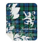 Sherpa Blanket - Tartan Blanket Thistle and Lion Scottish Clan Blackwatch Ancient Plaid Blanket, plaid sherpa blanket queen,purple sherpa blanket,queen sherpa blanket,queen size sherpa blanket,red sherpa blanket,scottish tartan blankets,sherpa blanket,sherpa christmas blanket
