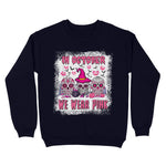 Sugar Skull Halloween Pink Ribbon Breast Cancer Awareness Womens Halloween Sweatshirts, Halloween Sweatshirt Plus Size - Scotstee Shop