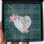 Gift For My Beautiful Girlfriend Necklace Valentine Necklace Clan MacCallum Ancient Tartan Cross Dancing Necklace Scottish Tartan Jewelry