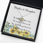 Cross Dancing Necklace - Mother Necklace - No Matter What - I Will Always Love You Mom Necklace