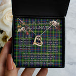 To My Beautiful Soulmate Necklace In Your Eyes I Have Found My Home Clan Farquharson Modern Tartan Forever Love Necklace